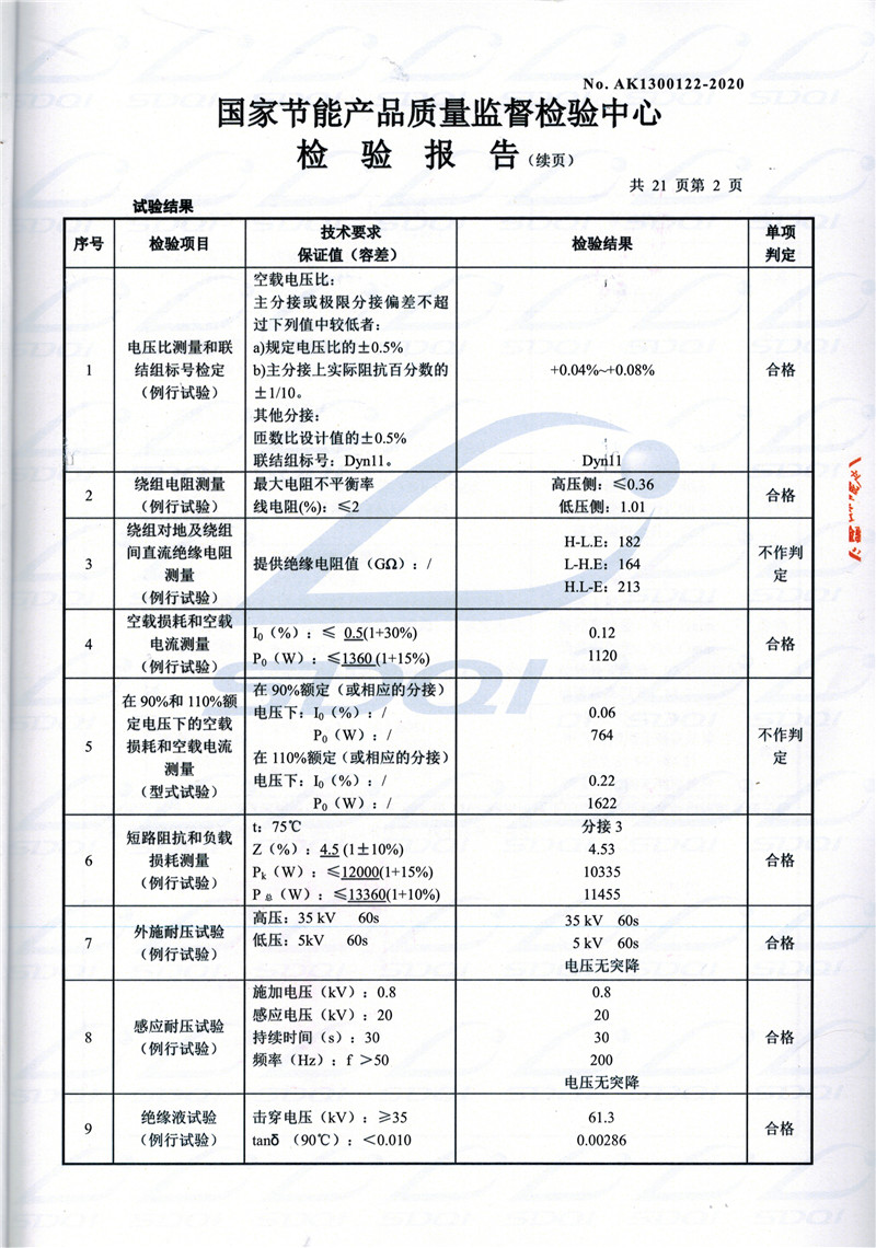 高低压试验报告-S11-1250黄岩黄岩黄岩油浸式变压器-2.jpg